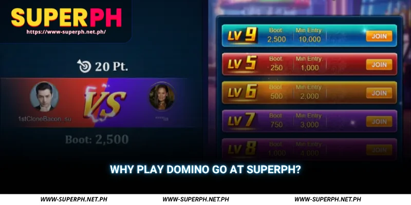 why play domino go at superph